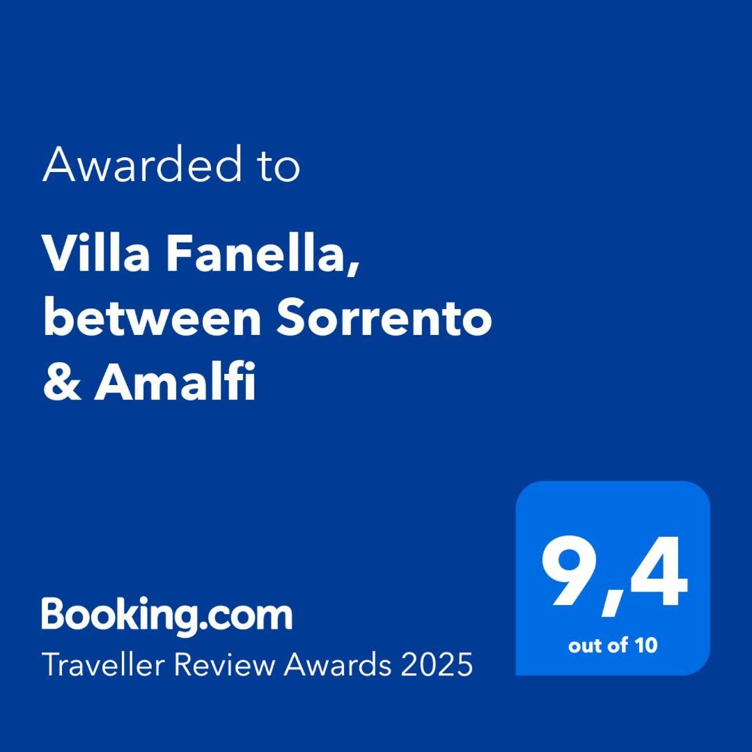Villa Fanella, Independent House Between Sorrento & Amalfi Piano di Sorrento Luaran gambar